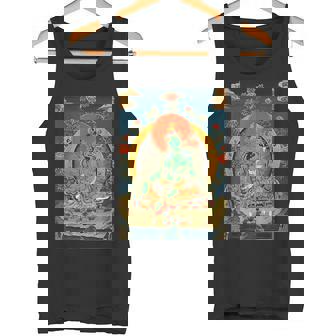 チベットタンカ サムサラ 曼荼羅 生命の輪 仏教 タンクトップ - Kawaiitshirt