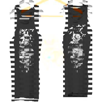 チャリで来た 面白いtシャツ パンダ 自転車 動物 メンズ グッズ かわいい おもしろ 面白い 服 ネタ タンクトップ - Kawaiitshirt