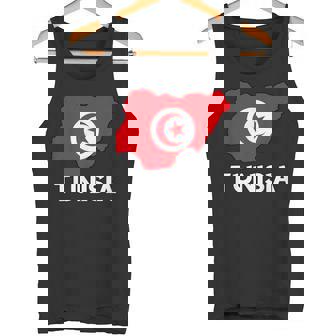 チュニジア国旗 地図 チュニジアのルーツ チュニジア プライド チュニジア タンクトップ - Kawaiitshirt