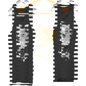 チワワ インポケット チワワ 長髪 チワワ 犬好き タンクトップ - Kawaiitshirt