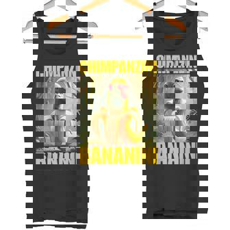 チンパンジーニ バナニーニ イタリアのブレインロットミーム タンクトップ - Kawaiitshirt