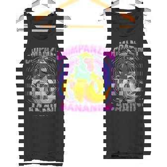 チンパンジーニ バナニーニ イタリアのブレインロットミーム タンクトップ - Kawaiitshirt