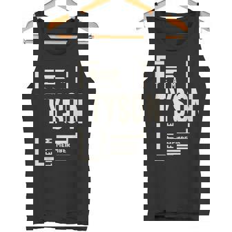 チームタイソン生涯メンバータイソン名 タンクトップ - Kawaiitshirt