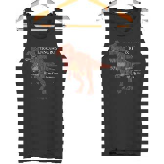 ティラノサウルス・レックスのリアルなデッサン タンクトップ - Kawaiitshirt