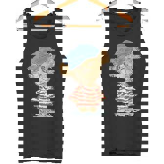 テディベア かわいい 熊 ぬいぐるみ ギフト 動物 アート イラスト タンクトップ - Kawaiitshirt