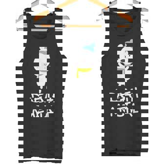 デスメタル ホッキョクグマ Cute Polar Bear Metalhead Death Metal タンクトップ - Kawaiitshirt