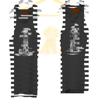 トイプードル 犬種 ペット かわいいグラフィック タンクトップ - Kawaiitshirt