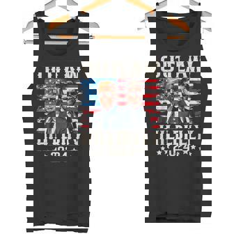 トランプ・ヴァンス'24 アウトロー・ヒルビリーアメリカ国旗ヴィンテージ タンクトップ - Kawaiitshirt