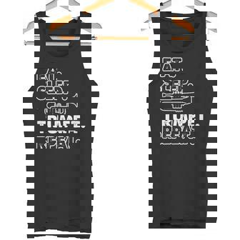 トランペッターのための面白いトランペット格言モチーフ タンクトップ - Kawaiitshirt
