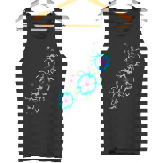 トロピカルカラー ハワイアン ホヌー ウミガメ タンクトップ - Kawaiitshirt