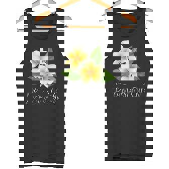 トロピカルプルメリアフランジパニー タンクトップ - Kawaiitshirt