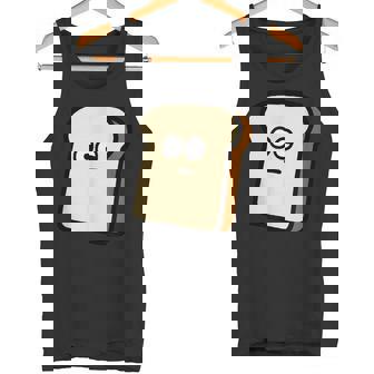 トーストくん パン 食パン かわいい イラスト ゆるキャラ メンズ レディース キッズ タンクトップ - Kawaiitshirt