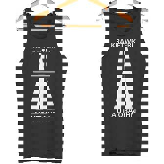 ドイツでの楽しい高速運転のためのクラフトワークアウトバーン タンクトップ - Kawaiitshirt
