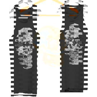 ドクロ 波 日本美術 海 タンクトップ - Kawaiitshirt