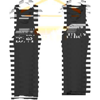 ドルビー、Me ヴィンテージ エバーグリーン サンセット 80年代レトロ タンクトップ - Kawaiitshirt