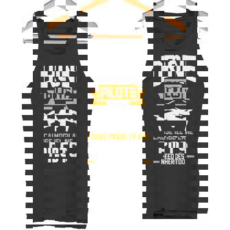 ドローンパイロットはモデル飛行機のパイロットのドローンを引き起こす タンクトップ - Kawaiitshirt
