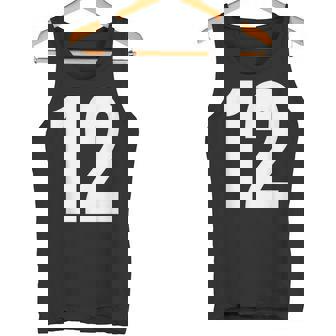 ナンバー12 シャツ。十二 タンクトップ - Kawaiitshirt