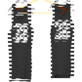 ナンバー38 スポーツ ナンバープレイヤー ナンバー38 タンクトップ - Kawaiitshirt