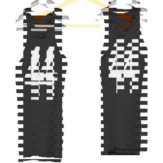 ナンバー44インチホワイトポケットスタイルバージョン。 タンクトップ - Kawaiitshirt