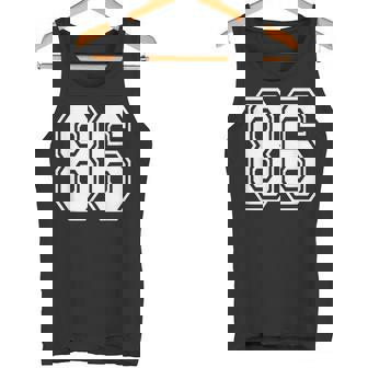 ナンバー86 86歳の誕生日ギフト選手チーム番号入りジャージ タンクトップ - Kawaiitshirt