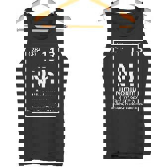 ニホニウム化学元素白 タンクトップ - Kawaiitshirt