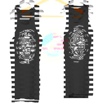 ニューヨーク市フィッシャーマンズクラブ アメリカ国旗釣り タンクトップ - Kawaiitshirt