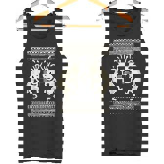 ネイティブアメリカン カルチャー ココペリ ミュージシャンボーダー 2 楽しい タンクトップ - Kawaiitshirt
