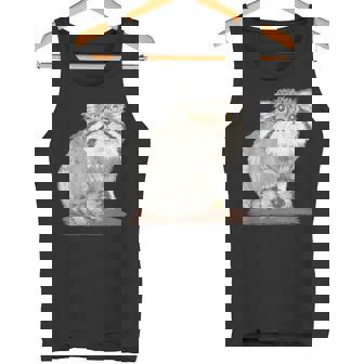 ネコ マヌルネコ 子猫 野生動物 タンクトップ - Kawaiitshirt