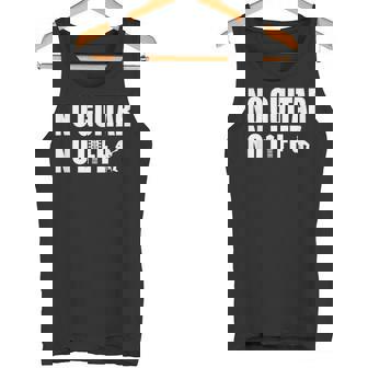 ノーギターノーライフ ギター好き クラシックギター クラシック音楽 アコースティックギター ギター部 ジャズ音楽 ギター タンクトップ - Kawaiitshirt