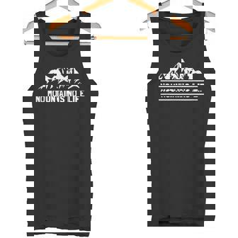 ノーマウンテンノーライフ ロッククライミング エイドクライミング フリークライング アルパインクライミング 登攀 登山 タンクトップ - Kawaiitshirt