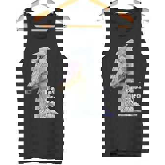 ハシビロコウ『リアルフォト 写真』青い鳥【どうぶつフレンズ】かっこいい 大きな鳥 動物園の生き物 タンクトップ - Kawaiitshirt