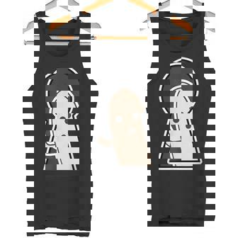 ハニワ くん 埴輪『古墳の 窓から』【ゆるフレンズ】歴史土器 キャラクター かわいい イラスト 面白い タンクトップ - Kawaiitshirt