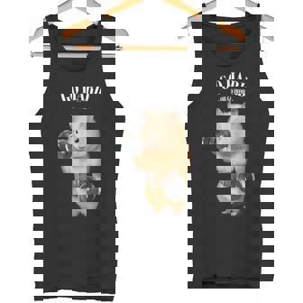 ハムスター 筋トレ ダンベル付き フィットネスジム タンクトップ - Kawaiitshirt