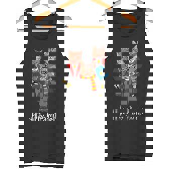 ハリーポッター 子猫 猫好きへのギフト かわいいポッター猫 タンクトップ - Kawaiitshirt