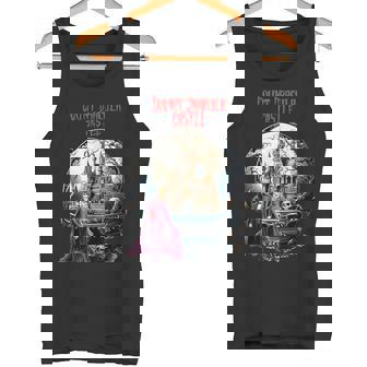 ハロウィン ナイト カウント ドラキュラ城 タンクトップ - Kawaiitshirt