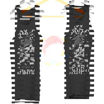 ハロウィン 怖い海賊 スカル・クロスボーン 海賊おじいちゃん タンクトップ - Kawaiitshirt