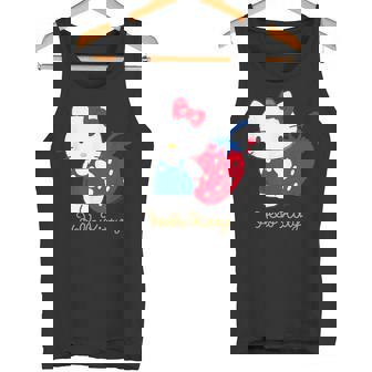 ハローキティ いちご ダークカラー タンクトップ - Kawaiitshirt