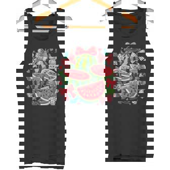 ハローサマー 2025 ガールズ スイカ おもしろバケーション キッズ タンクトップ - Kawaiitshirt