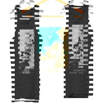 ハワイハレイワ ノースショア オアフ地図 タンクトップ - Kawaiitshirt