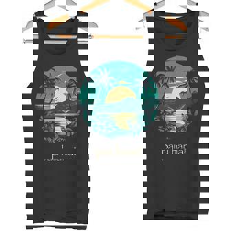 ハワイ語のパウハナはハッピータイムを意味します タンクトップ - Kawaiitshirt