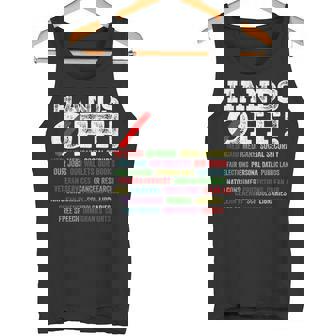 ハンズオフ抗議 社会保障とメディケア抗議 タンクトップ - Kawaiitshirt