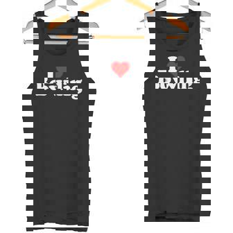 ハートボウリングが大好き タンクトップ - Kawaiitshirt