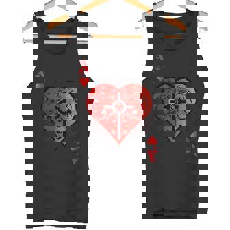 ハートポーカーエースi テキサスホールデムカジノカードケース ポーカー 長袖tシャツ タンクトップ - Kawaiitshirt