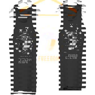 バイカー ヘルメット ライダー アメリカン ハーレー チョッパー バイク ジェット ヘルメット ツーリング イージー タンクトップ - Kawaiitshirt