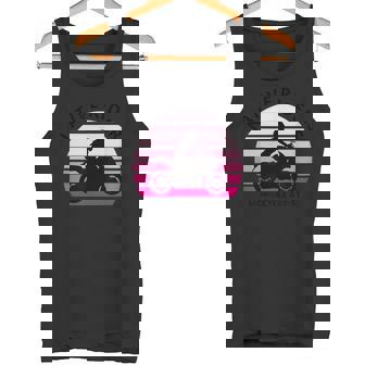 バイク おしゃれ フルカウル レディー オートバイ ツーリング ガール ライダー タンクトップ - Kawaiitshirt