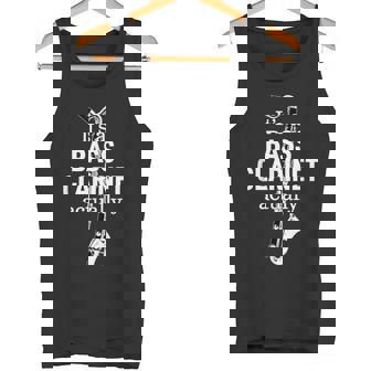 バスクラリネット奏者のためのクラリネットユーモア 面白いバスクラリネット Bass Clarinet タンクトップ - Kawaiitshirt