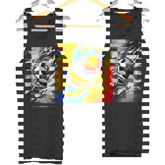 バスケットボール チーム スポーツ カラフル ボール バスケットボール愛好家 タンクトップ - Kawaiitshirt