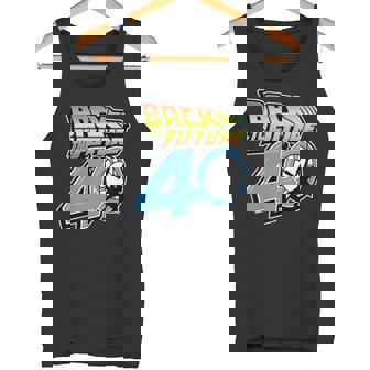 バック・トゥ・ザ・フューチャー 40周年記念 ビデオゲームスタイル F&B タンクトップ - Kawaiitshirt
