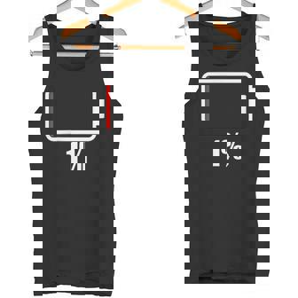 バッテリー1シャツ。バッテリーハート。充電済みバッテリーは空です。 タンクトップ - Kawaiitshirt