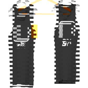 バッテリー25 残り25 バッテリーtシャツバッテリー低 タンクトップ - Kawaiitshirt